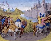 Jean Fouquet Arrival of the crusaders at Constantinople USA oil painting artist